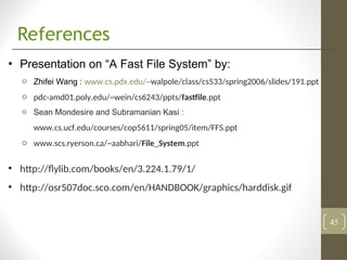 In-Depth Analysis of the Fast File System for Unix: Design and ...