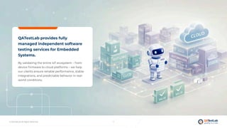 Approach to Embedded Systems Testing by QATestLab | PDF