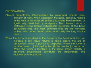 Comprehensive Overview of Bone Tumors: Classification, Diagnosis, and ...