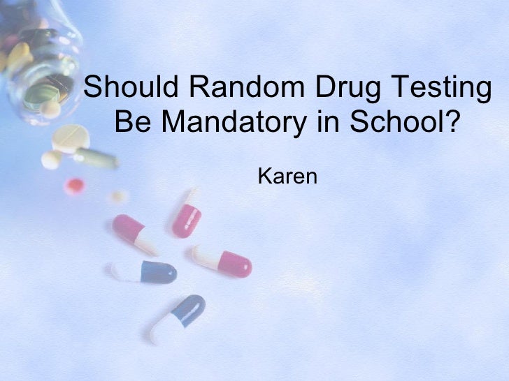 mandatory drug testing essay