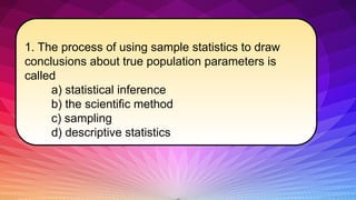 Estimation of Parameters: Random Sampling | PPTX