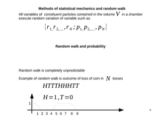random walk lectures by p pj class notes | PDF