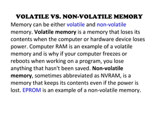 Random access memory | PPT