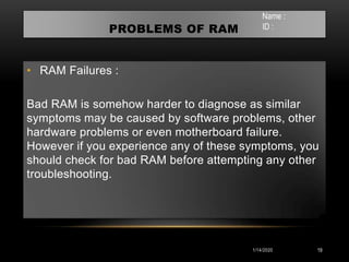 Random Access Memory [for presentation] | PPTX