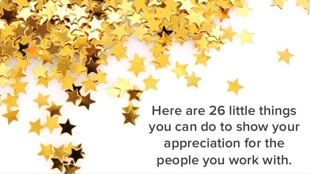 Here are 26 little things