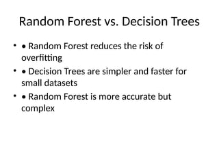 Seminar PPT on Random Forest Tree Algorithm | PPT