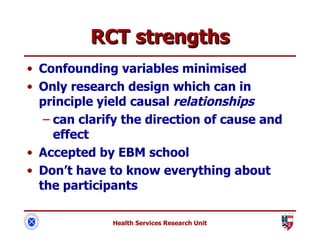 Randomised Controlled Trials | PPT