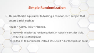 Randomization Methods Subjects Randomised Controlled Trials.pptx
