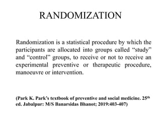 Randomization | PPTX