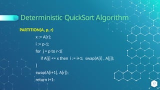 randomizedalgorithm and understand quick sort.pptx