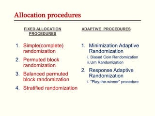 Randomisation Minimization Randomized controlled trial: Going for the Gold | PPTX