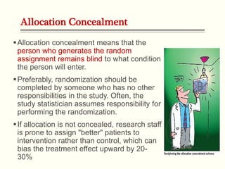 Concealed Randomization Randomized controlled trial: Going for the Gold | PPTX