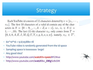 Randomly sampling YouTube users | PPT