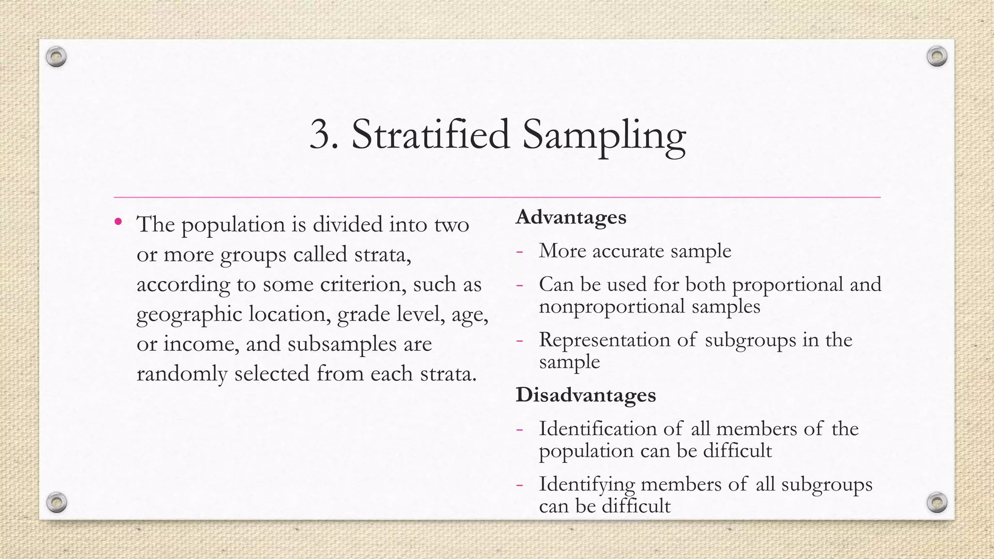 PROBABILISTIC AND NONPROBABILISTIC SAMPLING | PPT
