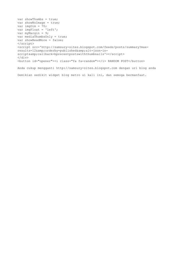 Random post efek jquery ui | PDF