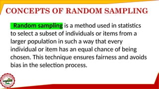 Random Selective Device Random Sampling and sampling distribution.pptx