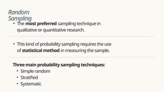 Comprehensive Guide to Random Sampling and Statistical Methods in ...