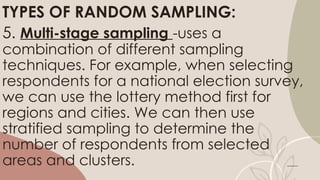 Random Sampling,Parameter and Statistic, and.pptx