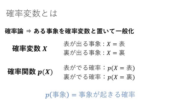 確率変数とは