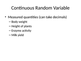 Pinniomal Math Understanding Random Variables and Mathematical Expectation in Biology ...