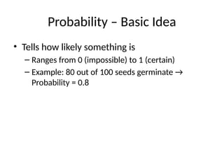 Pinniomal Math Understanding Random Variables and Mathematical Expectation in Biology ...