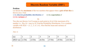 Random variables in probality and statsitics.PPTX