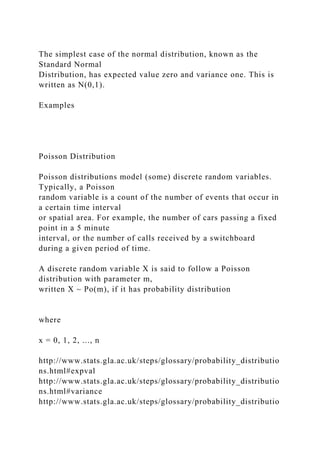 Random variables and probability distributions Random Va.docx