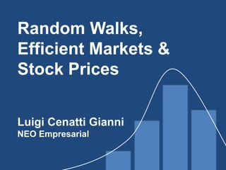 Random Walks,
Efficient Markets &
Stock Prices


Luigi Cenatti Gianni
NEO Empresarial
 