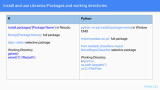 R and Python, A Code Demo | PPTX