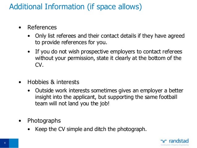 including references in resumes