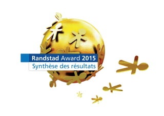 Randstad Award 2015
Synthèse des résultats
 