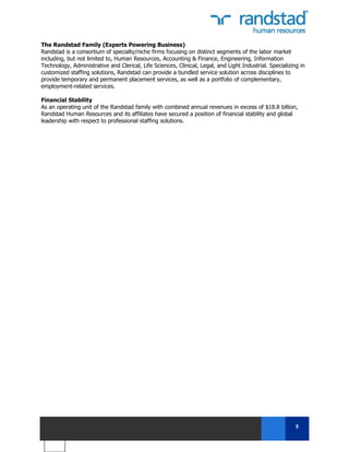 Randstad Human Resources Boiler Plate