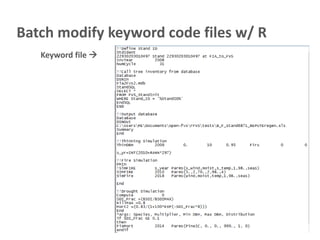 Batch modify keyword code files w/ R
   Keyword file 
 