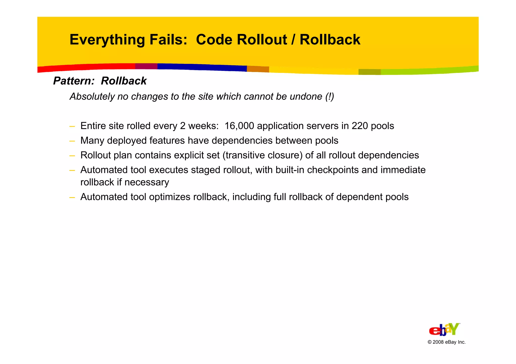 Randy Shoup eBays Architectural Principles