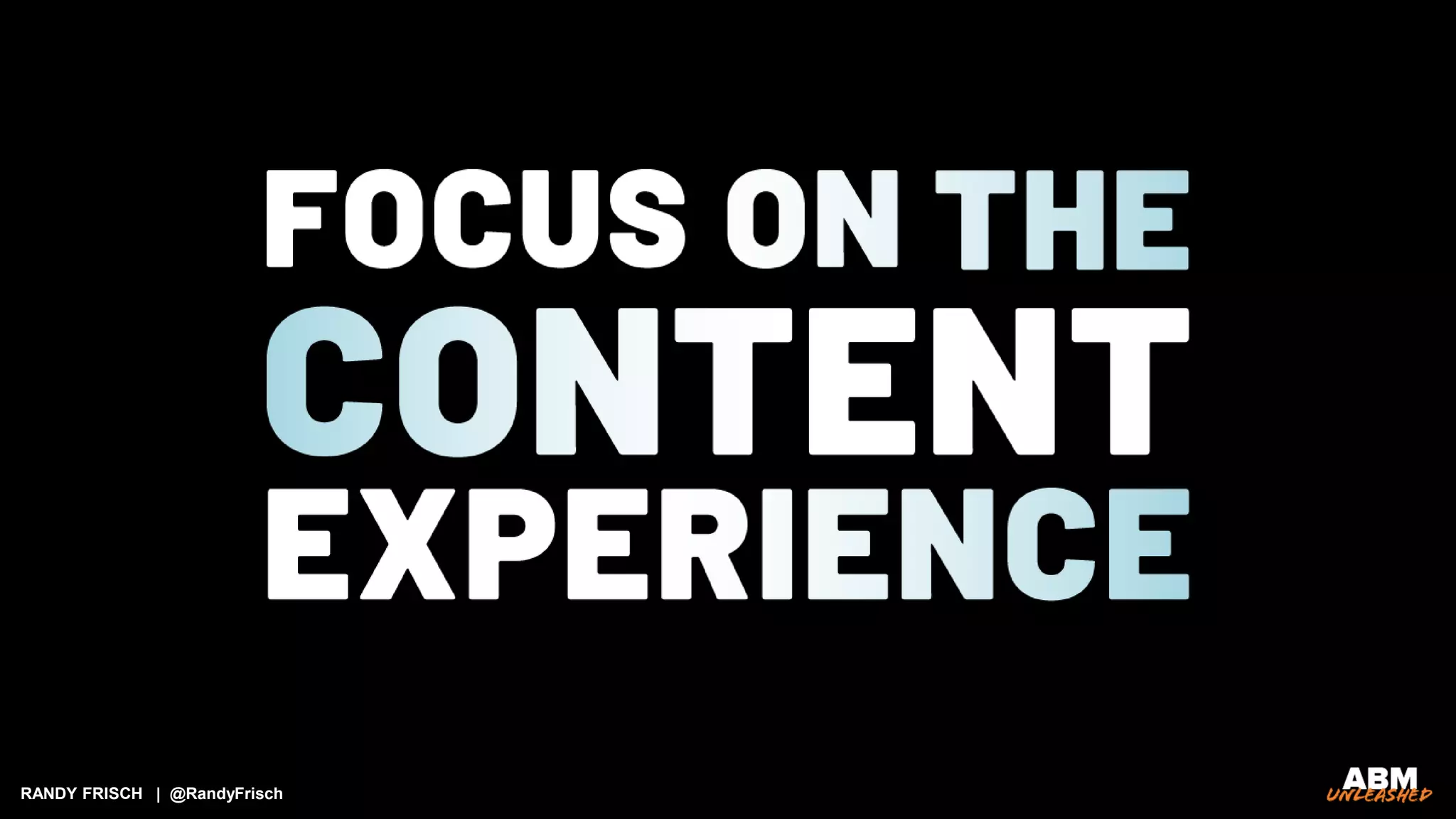 RANDY FRISCH | @RandyFrisch
 