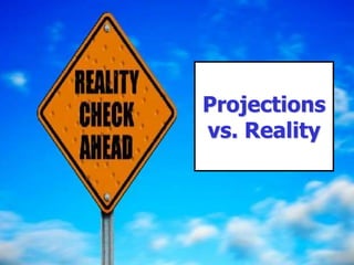 Projections
vs. Reality
 
