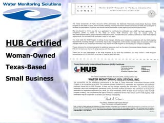 HUB Certified
Woman-Owned
Texas-Based
Small Business
 