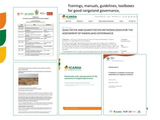 Research investments in institutional innovations: The case of rangeland governance in Tunisia―Ongoing rangeland research and outcomes of IFAD-ICARDA-NARS 