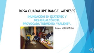 ROSA GUADALUPE RANGEL MENESES
Grupo: M3C2G12-065
 