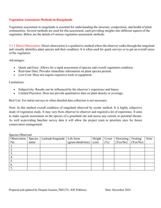 Range Management Book- This is a reading materials | PDF