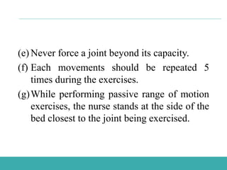 Range of motion exercises | PPTX