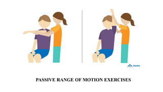PASSIVE RANGE OF MOTION EXERCISES
 
