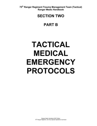 Ranger medical handbook | PDF