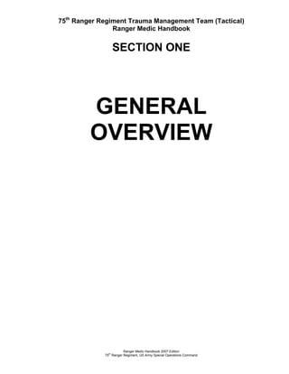 Ranger medical handbook | PDF