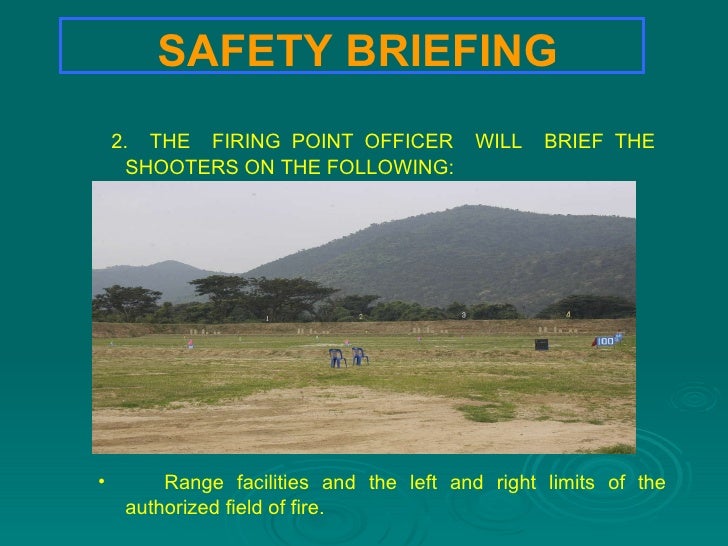 Range Safety Procedure