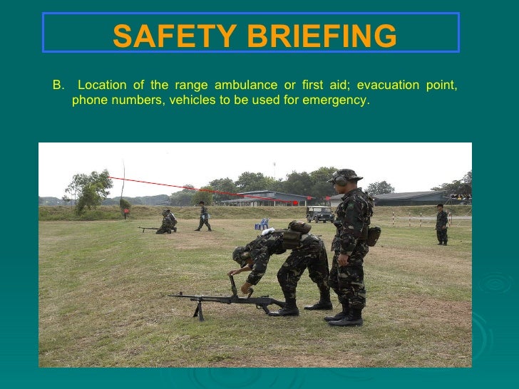 Range Safety Procedure