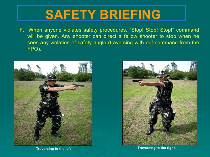 Range Safety Procedure