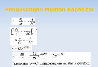Pengosongan Muatan Kapasitor
 