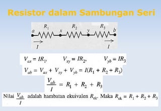 Resistor dalam Sambungan Seri
 