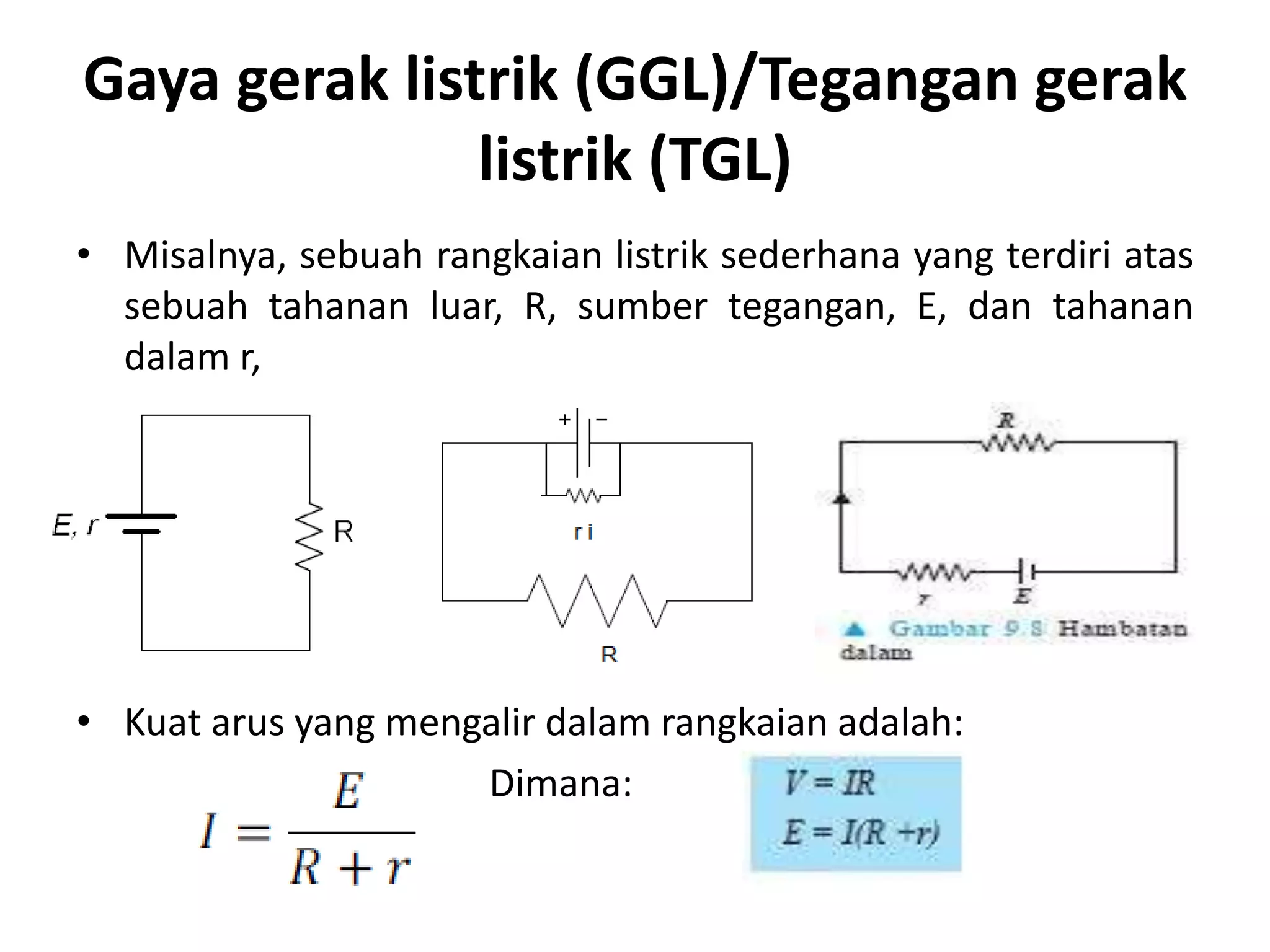 Rangkaian listrik arus searah pert.2 | PPTX
